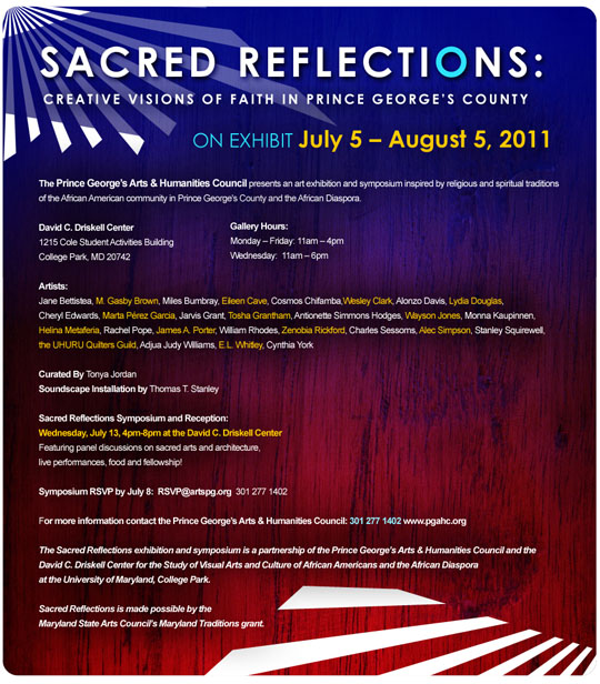 Sacred Reflections Announcement